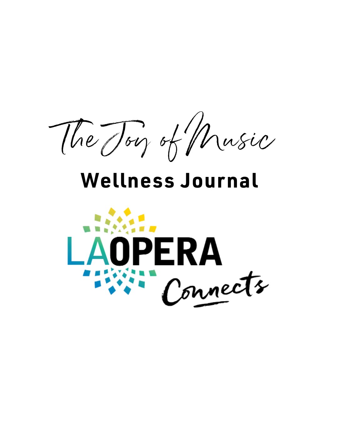 The Joy of Music Wellness Journal